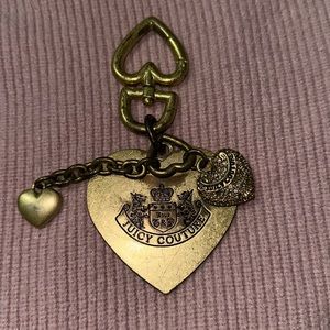 Juicy couture keychain for bag
